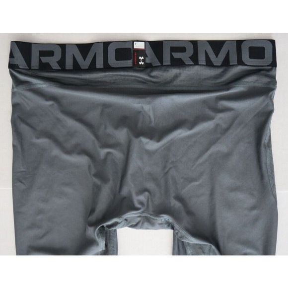 Under Armour 1370663 012 Men's Sz L Gray Heatgear Vent Baselayer Leggings $60 - Picture 4 of 10